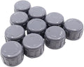 10-Pack PVC Female Thread End Cap Plug Fittings, 1/2Inch Gray | plumbing diy by Joyangy