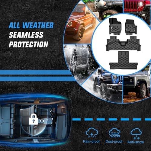 Nilight TPE Floor Mats for Ford Expedition Max - Image 6