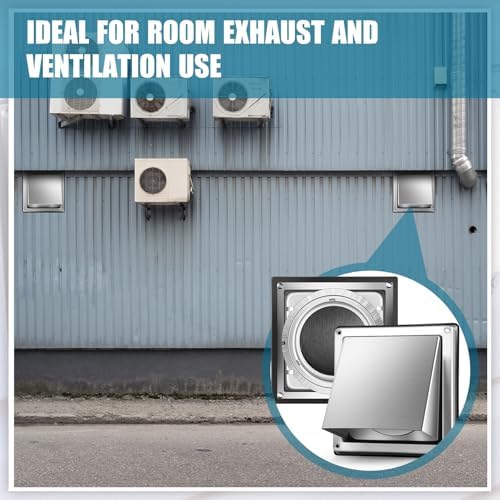 Gisafai 6 Inch Dryer Vent Cover Outdoor - Image 5