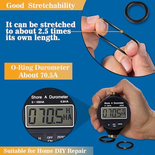XBVV 407 Pcs Universal SAE O Ring Assortment Kit，32 Inch Sizes Standard Nitrile - Image 6