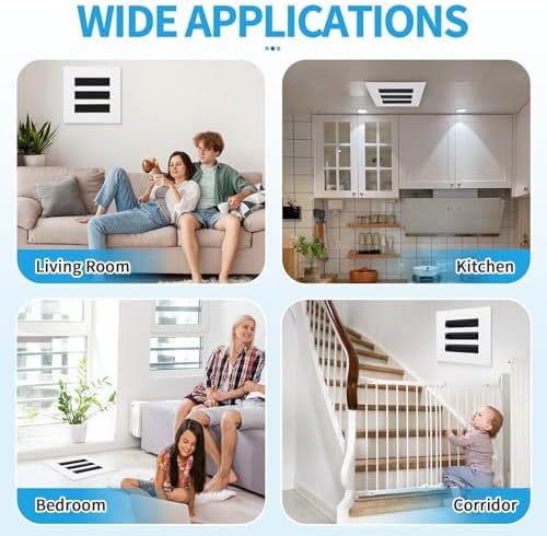 6x6 Modern AC Vent Cover, Decorative Air Vent Register Grille - Image 6