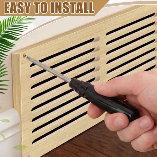 Colingmill 1 Pcs Decorative Return Air Vent Cover 32 x 8.5 x 3/4 Inch Natural - Image 4