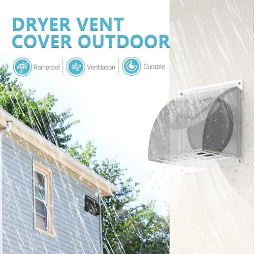 HG Power 6 Inch Dryer Vent Cover Outside - Image 2