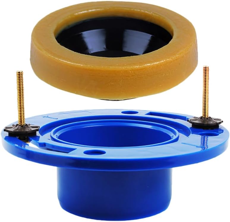 Toilet Flange with Wax Ring Toilet Wax Ring Replacement Kit Installation Kit - Image 4