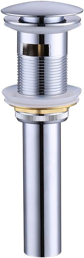 KES Bathroom Sink Drain with Overflow Vessel Vanity Sink Pop Up Drain Stopper by KES