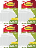 Command 15 lb Large 120 Pairs Picture Hanging Strips, Damage-Free Hangers by Command