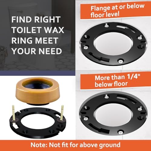 Extra Thick Toilet Wax Ring Replacement Kit - Image 4