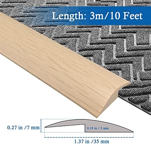 FONUNO Carpet Transition Strip Self Adhesive Floor Transition Strip - Image 2