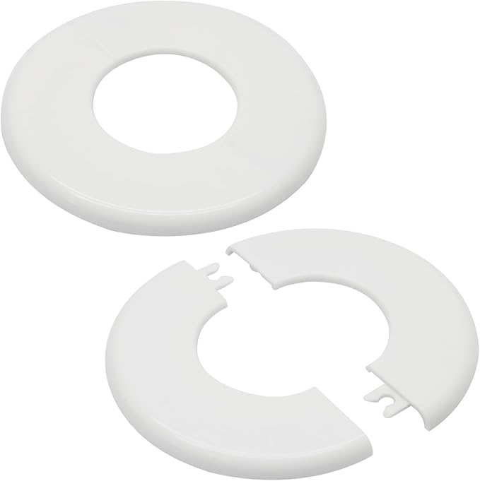2 Pcs Wall Split Flange, Plumbing Cover Plates by Moicstiy