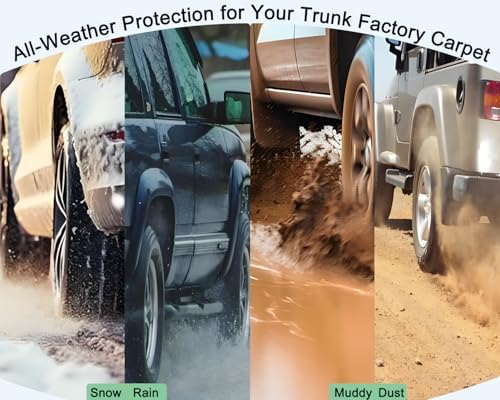 All Weather TPO Cargo Liners Trunk Mats Custom-fit - Image 4