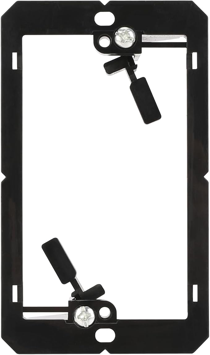 Low Voltage Mounting Bracket for Single Gang Wall Plate, 1 Pack, HDMI Wall Palte by XGGYA