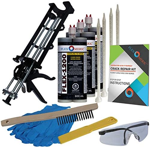Concrete Floor Crack Repair Kit by Flexomeric+Crack+Repair+Products