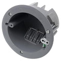 MAKERELE 1 Gang Round Old Work Ceiling Box, 18 Cubic Inches | 4.25” Dia PVC by MAKERELE