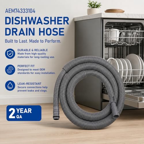 AEM74333104 AEM74333101 Dishwasher Drain Hose - Image 6
