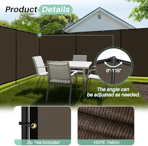 SunnyRoyal 5' x 112' Privacy Fence Screen Panel - Image 3