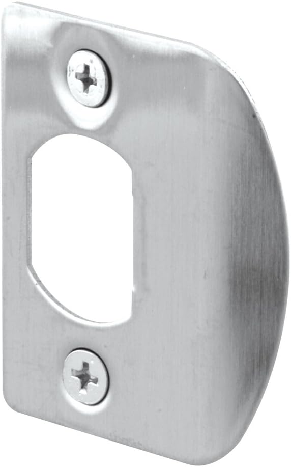 Prime-Line E 2301 Stainless Steel, Dead Latch Door Strike by Prime-Line