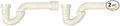 1 1/2" Sink P Trap, Fits 1 1/2" or 1 1/4" Tailpieces, by ProBuildersHardware