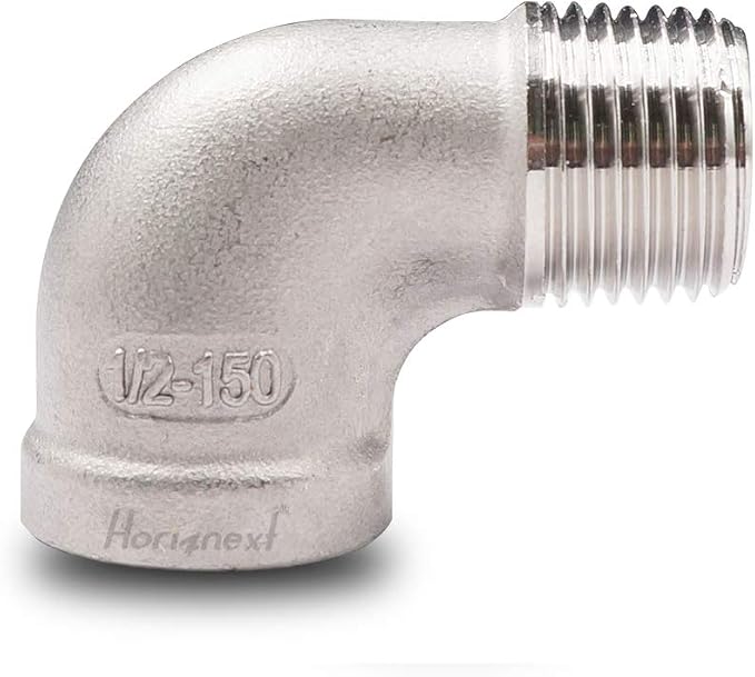 1/2'' NPT Stainless Steel Elbow Fitting, 90 Degree Street Elbow | Male to - Image 6