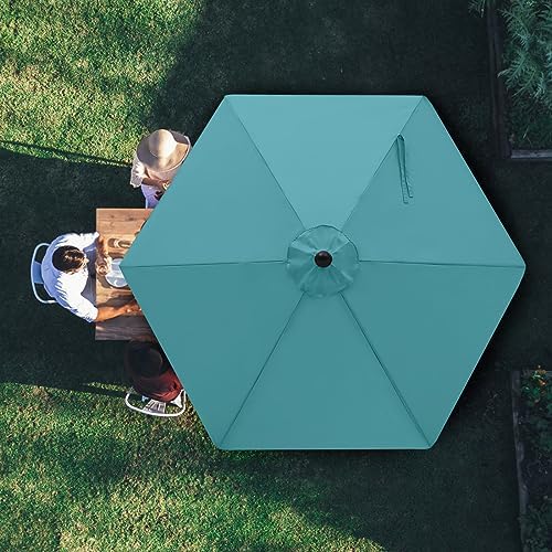 MASTERCANOPY Patio Umbrella 9 ft Replacement Canopy - Image 6