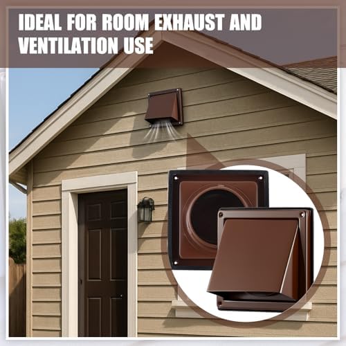 Gisafai 6 Inch Dryer Vent Cover Outdoor - Image 6