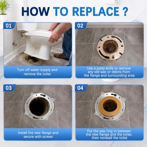 Toilet Flange Repair Ring, Fits Most Standard Toilets - Image 4