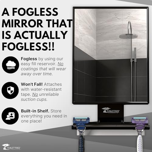 ToiletTree Products Fogless Shower Mirror - Image 2