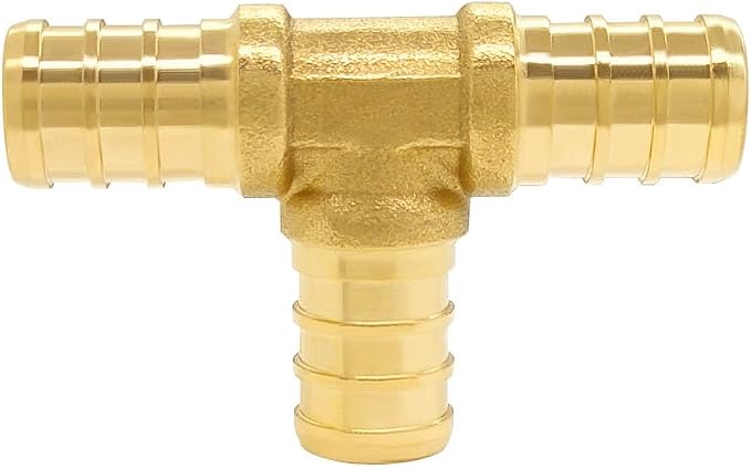 Hooshing 30 Pack 1/2" PEX Fitting Combo, Straight Coupling, Tee Set | Heavy - Image 5