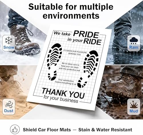 100 Pack Disposable Paper Floor Mats - Image 3