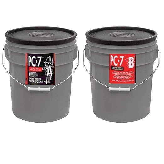 PC Products PC-7 Epoxy Adhesive Paste, Two-Part Heavy Duty, 10 gal in Two Pails by ProtectiveCoatingCo
