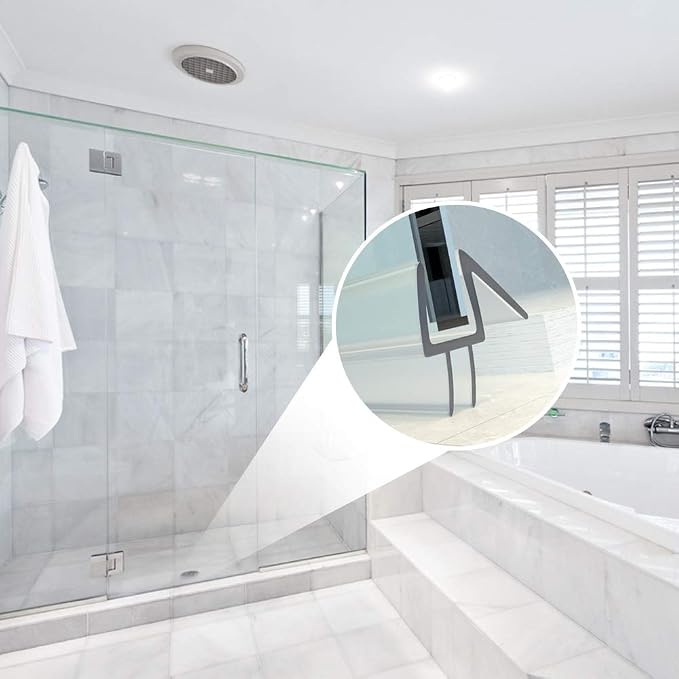 Yecaye 3 Pack 3/8" x 39" Shower Door Bottom Seal Strip, Shower Door Sweep | - Image 9