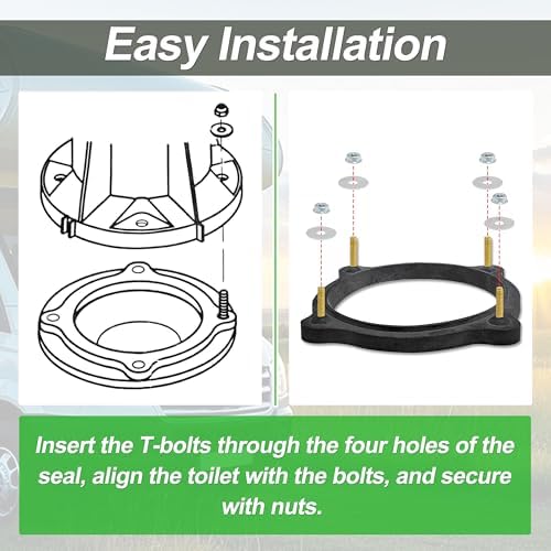 385310063 Floor Flange Seal and Mounting Kit Compatible - Image 3