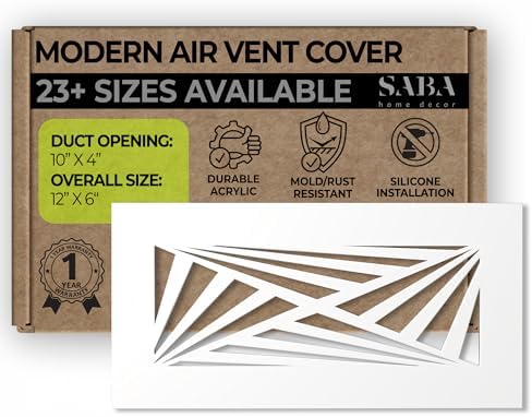 SABA Home Decor White Air Vent Cover by SABAHomeDecor