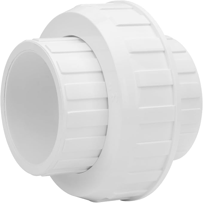 3" PVC Union Coupling Pipe Fitting 3Inch PVC Slip Union Adapter Coupling - Image 4