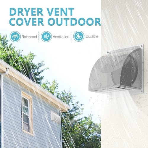 HG Power 4 Inch Dryer Vent Cover Outside - Image 2