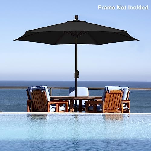 EliteShade USA 7.5FT Replacement Covers 6 Ribs Market Patio Umbrella Canopy - Image 2