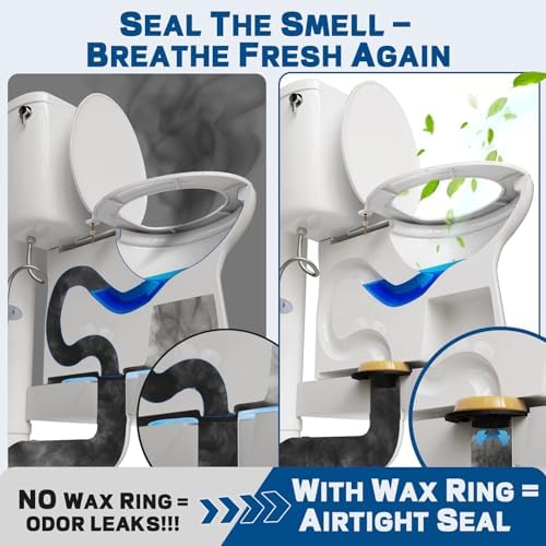 NEEXAN Toilet Wax Ring Kit, Universal Fit - Image 3