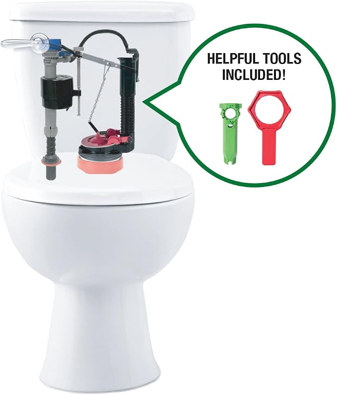 Fluidmaster PerforMAX 3-Inch Toilet Repair Kit, Complete Toilet Fix | Includes - Image 4