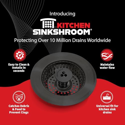 Kitchen SinkShroom Clog-Free Kitchen Sink Drain Strainer - Image 6