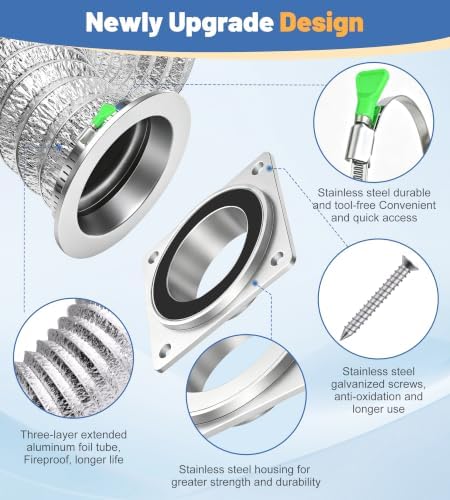 Magnetic Dryer Vent Coupling Connector Kit - Image 2