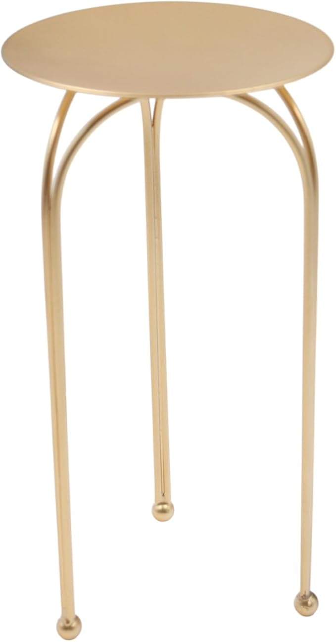 Hosley Style Gold Iron Pillar Candle Holders - Image 8
