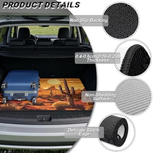 ELEQIN Trunk Cargo Liner for Cars SUV Sedan Truck Non Slip Backing Car Cargo - Image 6