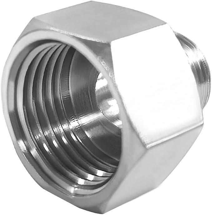 Joywayus 2PCS 1/2 G Female to 3/8 Compression Male Thread Pipe Fitting - Image 5