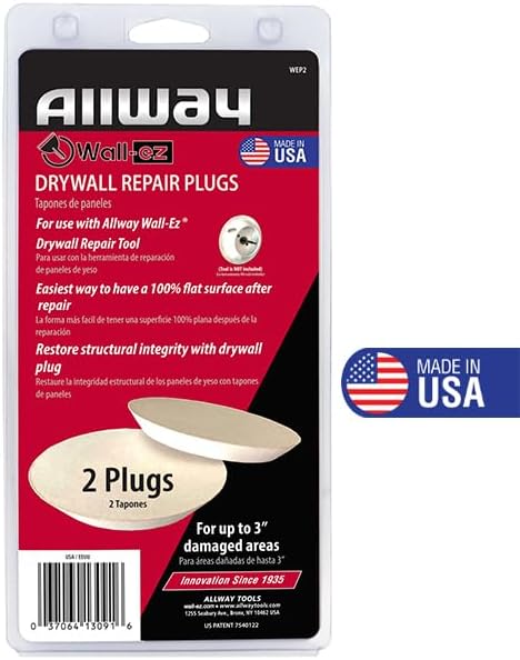 ALLWAY WEP2 Drywall Repair Plugs - Image 2
