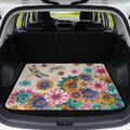 Floral Dragonfly Car Trunk Mat Universal Fit 29"x39" by Darisoco