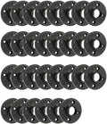 Heavy Duty 1" Black Floor Flange, Home TZH 30 Pack Malleable iron Pipe Flange by HomeTZH