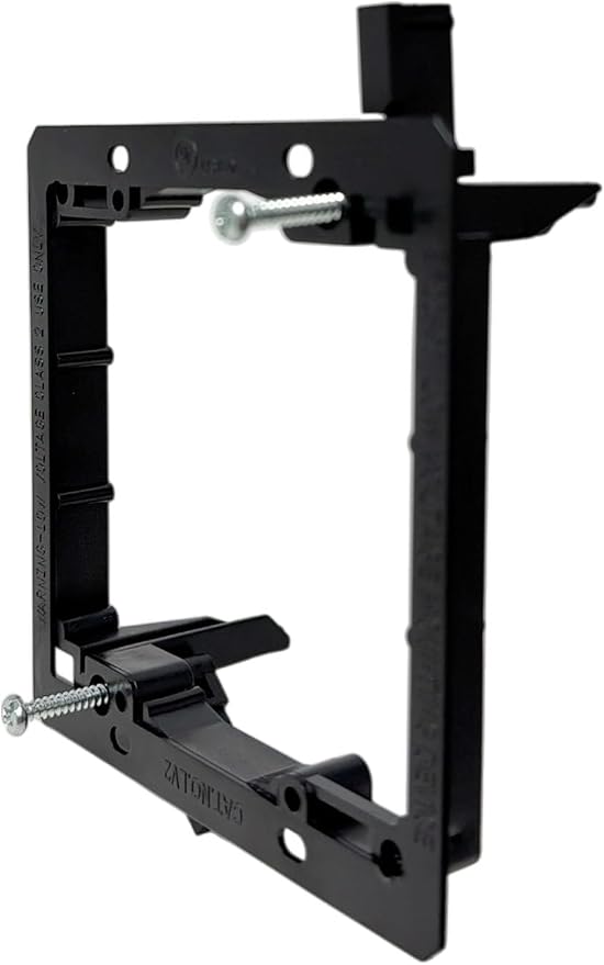 iMBAPrice 2-Gang Low Voltage Mounting Bracket, 2 Pack | Drywall Mount, LV2-2 - Image 3