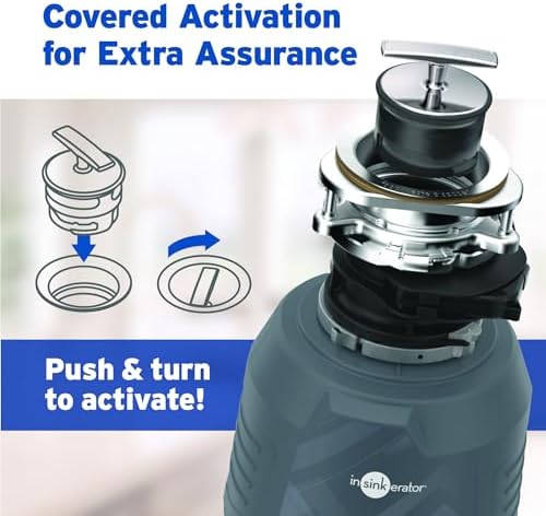 InSinkErator Evolution Cover Control 3/4 HP Garbage Disposal, Advanced Series - Image 5