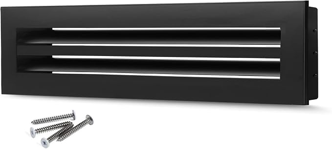 24x4 Modern AC Vent Cover, Decorative Air Vent Register Grille by Soknockk