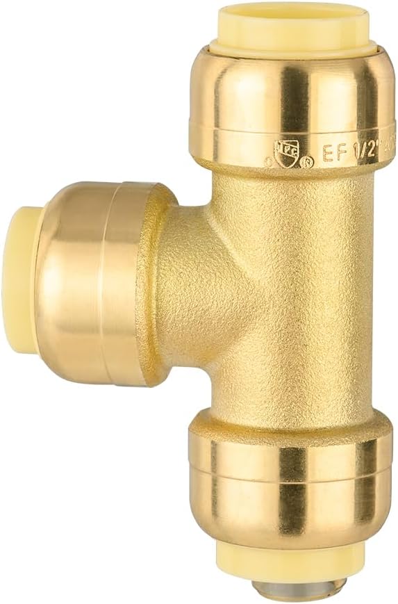 100-Pack EFIELD 1/2-Inch Tee Push-Fit Fitting to Connect Pex, CPVC by EFIELDPEXTUBING