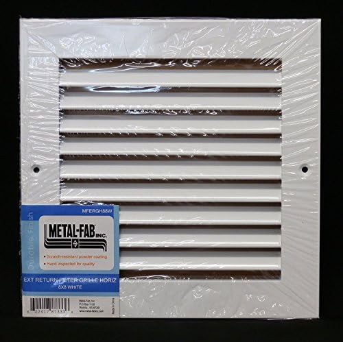 HVAC Premium 8" X 8" Aluminum Return Grille - Image 2